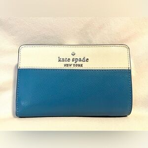 *NWOT* Kate Spade New York Madison Medium Compact Bifold Wallet - Blue Iris
